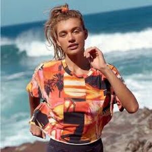 FP Movement by Free People Sunset Print Crop Top